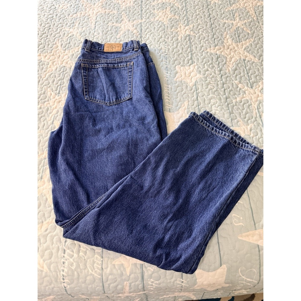 Eddie Bauer Authentic Denim Womens Size 18 Lined Jeans 100% Cotton Style 8818